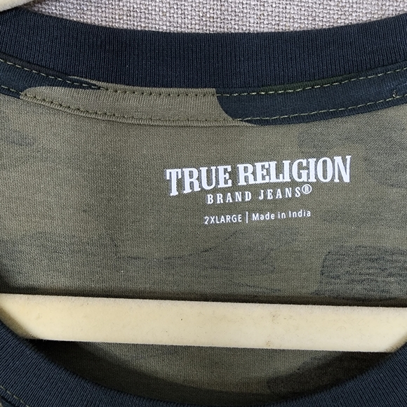 True Religion shirts size 2X-Large Long spleeves color camouflage - Picture 8 of 8